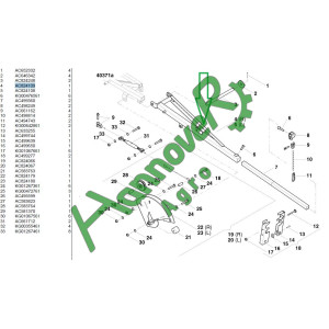 Штанга маркера Accord Kverneland AC824109 (АС824109)